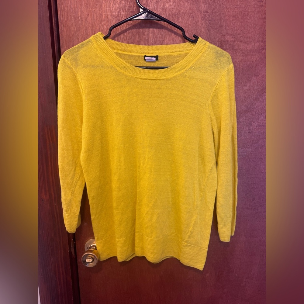 J. Crew Vibrant Yellow Women's Sweater